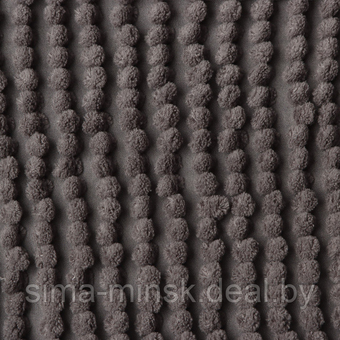 Набор ковриков для ванной Этель Букли цвет темно-серый 2 шт, 38х58 см, 48х38 см - фото 2 - id-p219026056