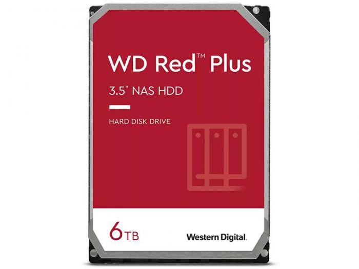 Жесткий диск Western Digital WD Red Plus 6Tb WD60EFZX - фото 1 - id-p218671556