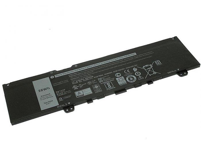 Аккумулятор Vbparts аккумуляторная батарея для ноутбука Dell 5370 F62G0 11.4V 3166mAh 064259