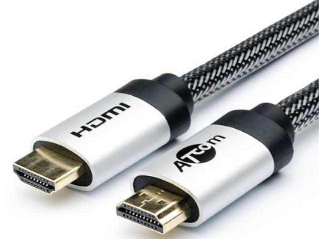 Аксессуар ATcom HDMI 1m Metal Gold АТ13780 - фото 1 - id-p218672055