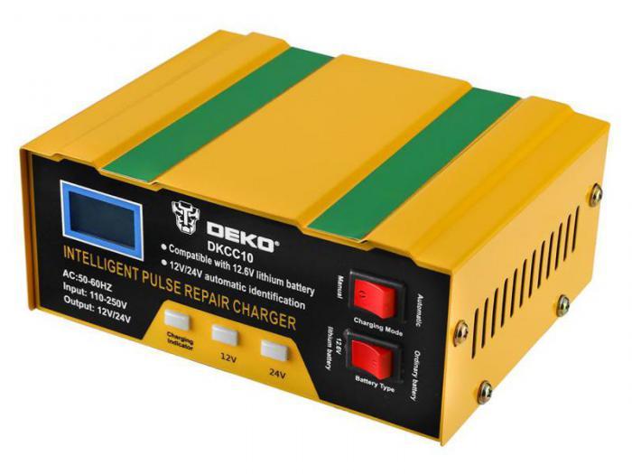 Зарядное устройство Deko DKCC10 12/24V 10А 051-8053 - фото 1 - id-p218957801