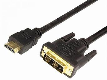 Аксессуар Perfeo HDMI-A - DVI-D 2m D8001