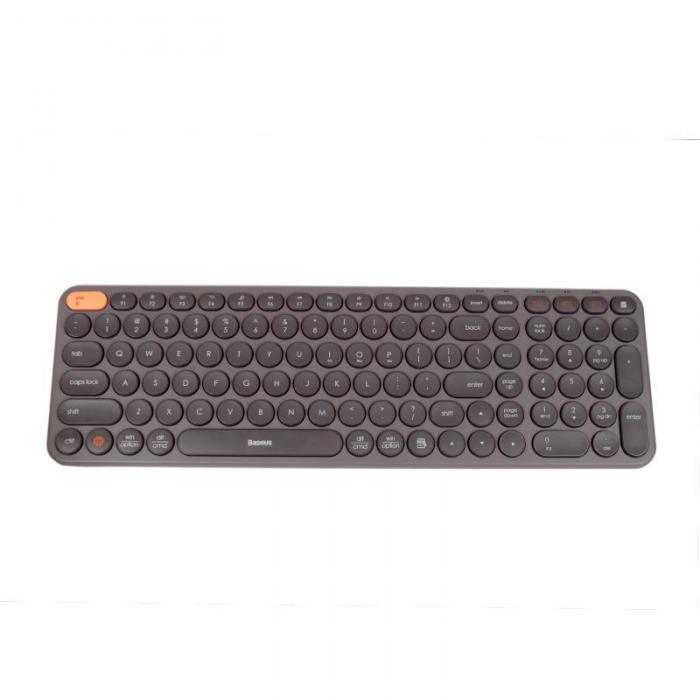 Клавиатура Baseus K01B Wireless Tri-Mode Keyboard Frosted Grey B00955504833-00 - фото 1 - id-p218093022
