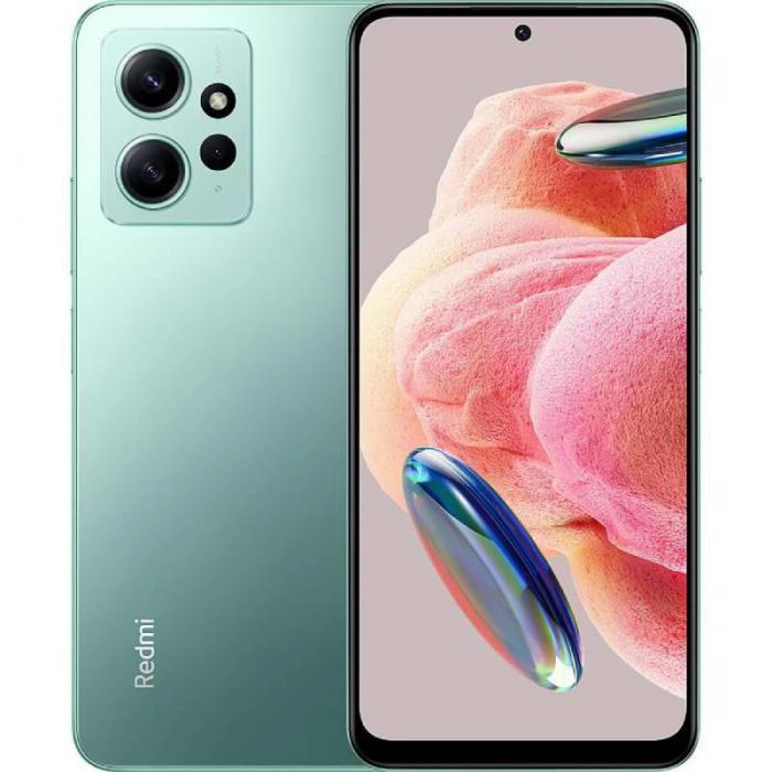 Игровой смартфон телефон для игр Xiaomi Redmi Note 12 8/256Gb Mint Green - фото 1 - id-p218670247