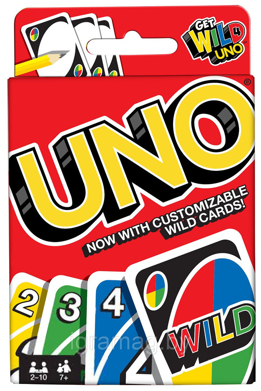 Настольная игра карты УНО WILD (UNO) (ID#219025425), цена: 14.10 руб.,  купить на Deal.by