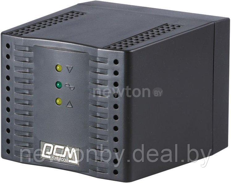 Стабилизатор напряжения Powercom TCA-1200 (черный) - фото 1 - id-p214168660