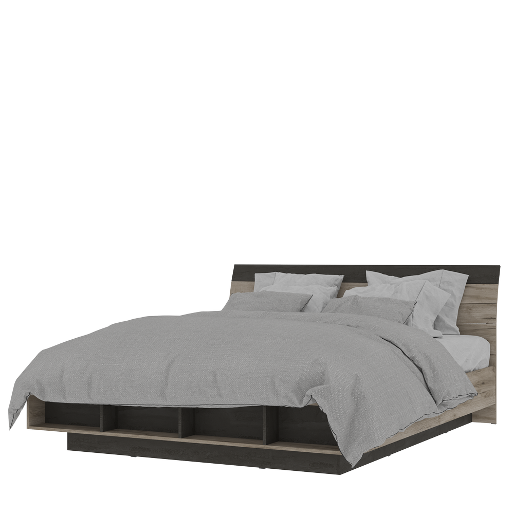 Спальня Эдинбург - Комплект 2 - Крафт серый / Железный камень (Стендмебель) - фото 4 - id-p219032818