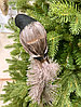 Украшение елочное "Коричнево-серая птица" 25см [60304], фото 2