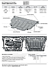 Ащита Rival для картера + КПП Volkswagen Tiguan II 2016-2020 2020-2023, фото 2