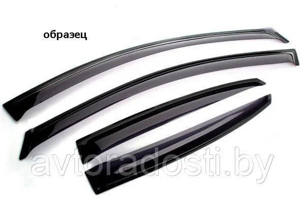 Ветровики для Hyundai Santa Fe (2001-2006) Хендай Санта Фе - фото 1 - id-p124554199