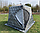 Палатка зимняя куб четырехслойная Mircamping (240х240х190/220см), мобильная баня, арт. MIR2019MC-CНЕГ, фото 2