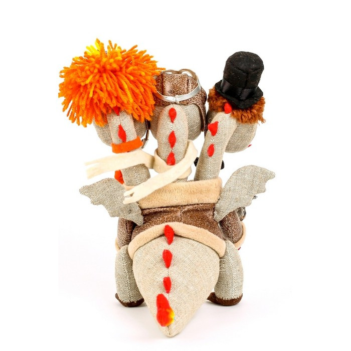 Набор для изготовления текстильной игрушки "Змей Горыныч" высота 21,5 см - фото 4 - id-p219036854