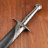 Сувенирный меч "Жало", ножны с металлической окантовкой, чёрные, 60 см, фото 4