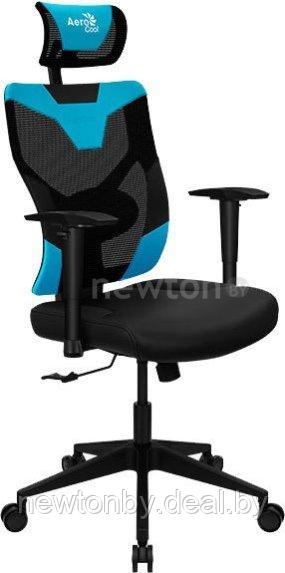 Кресло AeroCool Guardian (черный/синий) - фото 1 - id-p219039296