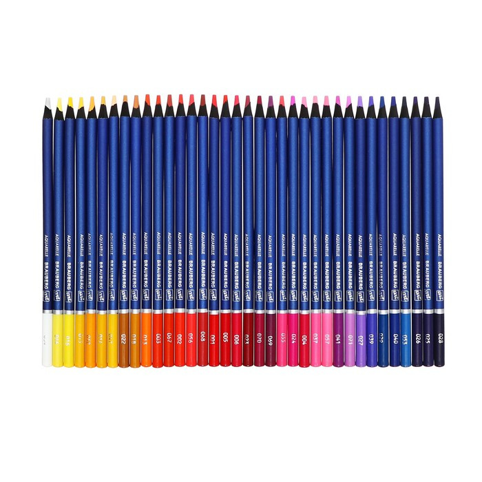 Карандаши акварельные BRAUBERG ART PREMIERE 72 цвета, грифель 4 мм, в металлическом пенале - фото 2 - id-p219038247