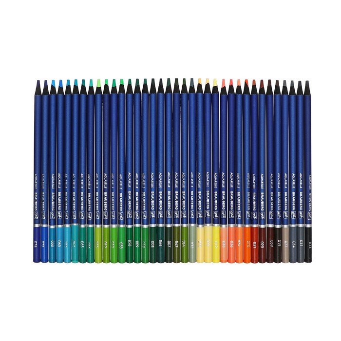 Карандаши акварельные BRAUBERG ART PREMIERE 72 цвета, грифель 4 мм, в металлическом пенале - фото 3 - id-p219038247