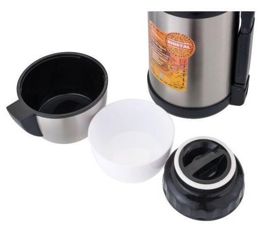 Вакуумный термос для напитков чая кофе Biostal NGP-1800P нержавейка 1,8л - фото 5 - id-p215919515
