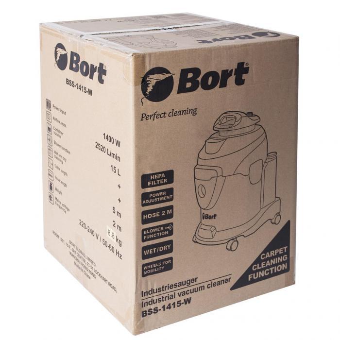 Хозяйственный моющий пылесос Bort BSS-1415-W профессиональный для сухой и влажной уборки дома квартиры - фото 10 - id-p215921968