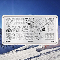 Пластина для стемпинга Go! Stamp 263 Courchevel