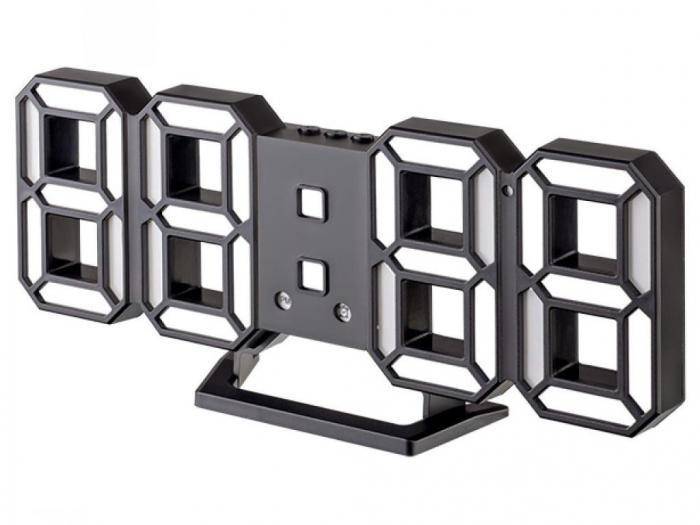 Настольные светодиодные электронные часы-будильник цифровые Perfeo Luminous PF B4925 настенные цифры для дома - фото 1 - id-p218956780