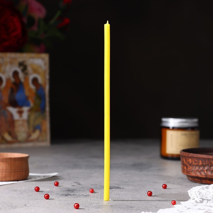 Набор свечей церковных "Спаситель" для домашней молитвы, парафин, 12 шт - фото 4 - id-p219042229