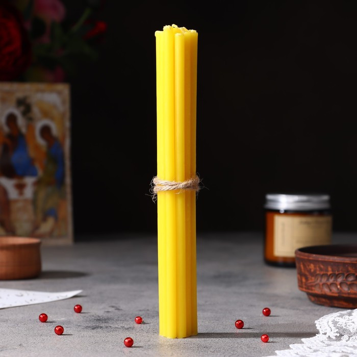 Набор свечей церковных "Храм Гроба Господне" для домашней молитвы, парафин, 12 шт - фото 2 - id-p219042233