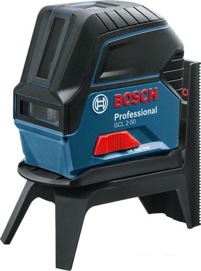 Лазерный нивелир Bosch GCL 2-50 Professional 0601066F01 (RM1 + BM3 + LR6) - фото 1 - id-p218582905