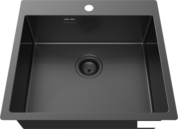 Кухонная мойка ZorG ZRN 5055 Premium PVD Gunblack - фото 2 - id-p218626409