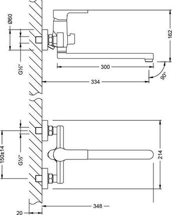 Смеситель Lemark Aura LM0651CH, фото 2