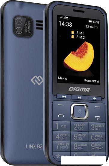 Мобильный телефон Digma Linx B241 (синий) - фото 4 - id-p218584672