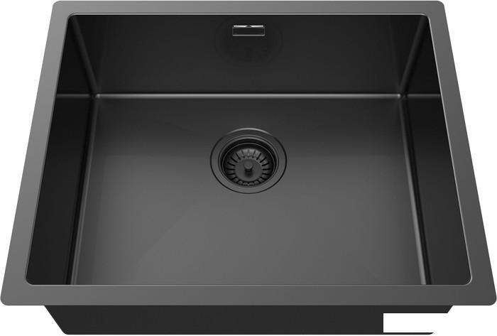 Кухонная мойка ZorG ZRN 5545 Premium PVD Gunblack - фото 3 - id-p218626500