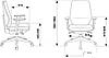 Кресло Бюрократ CH-545/1D (черный 38-418/пластик), фото 2