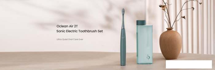 Электрическая зубная щетка Oclean Air 2T Sonic Toothbrush (зеленый) - фото 9 - id-p218626519