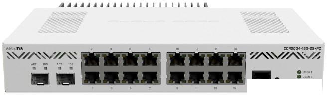 Маршрутизатор Mikrotik CCR2004-16G-2S+PC