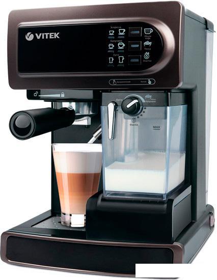 Рожковая кофеварка Vitek VT-1517 BN - фото 1 - id-p219018737