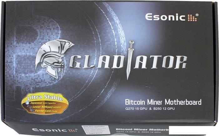 Материнская плата Esonic B250-BTC-Gladiator - фото 4 - id-p218669916