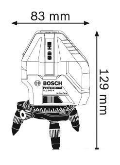 Лазерный нивелир Bosch GLL 5-50 X Professional [0601063N00] - фото 5 - id-p218579850