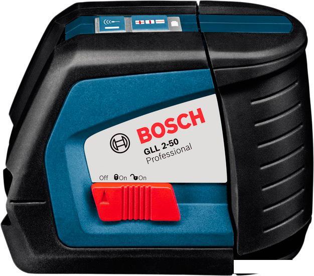 Лазерный нивелир Bosch GLL 2-50 (с держателем BM 1) [0601063108] - фото 1 - id-p218579961