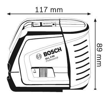 Лазерный нивелир Bosch GLL 2-50 (с держателем BM 1) [0601063108] - фото 6 - id-p218579961