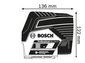 Лазерный нивелир Bosch GCL 2-50 CG Professional, фото 3