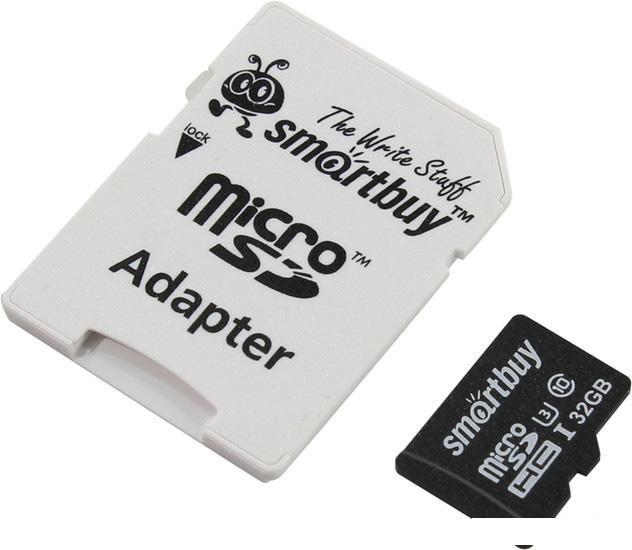 Карта памяти Smart Buy Professional microSDHC Class 10 32GB [SB32GBSDCL10U3-01] - фото 1 - id-p218670746