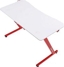 Геймерский стол GameLab Monolith White-Red 910, фото 2