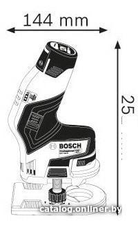 Кромочно-петельный фрезер Bosch GKF 12V-8 Professional 06016B0000 (с 2-мя АКБ и кейсом), фото 2