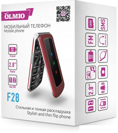 Мобильный телефон Olmio F28 (черный) - фото 10 - id-p218580514