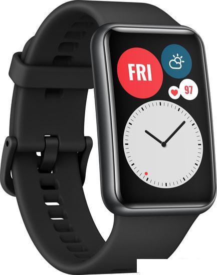 Умные часы Huawei Watch FIT (графитовый черный) - фото 3 - id-p218581896
