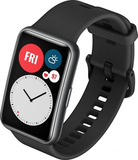 Умные часы Huawei Watch FIT (графитовый черный) - фото 4 - id-p218581896