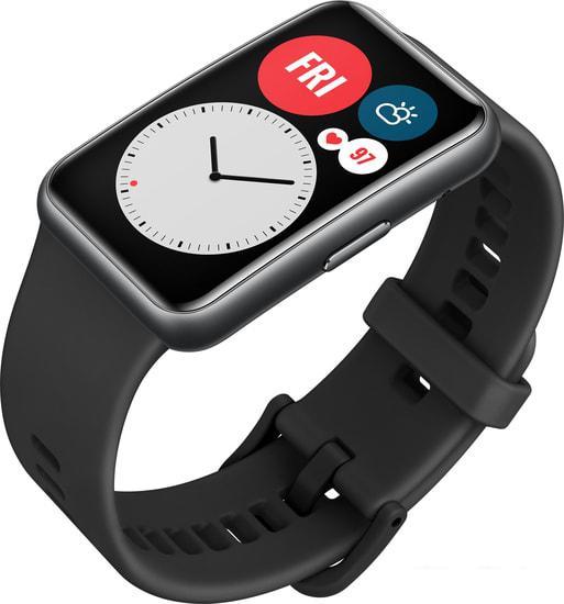 Умные часы Huawei Watch FIT (графитовый черный) - фото 5 - id-p218581896