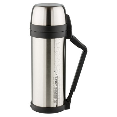 Термос THERMOS FDH Stainless Steel Vacuum Flask, 2л, стальной/ черный