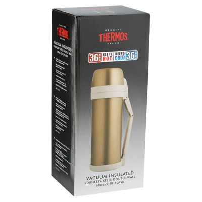 Термос THERMOS FDH Stainless Steel Vacuum Flask, 2л, стальной/ черный - фото 4 - id-p219043185