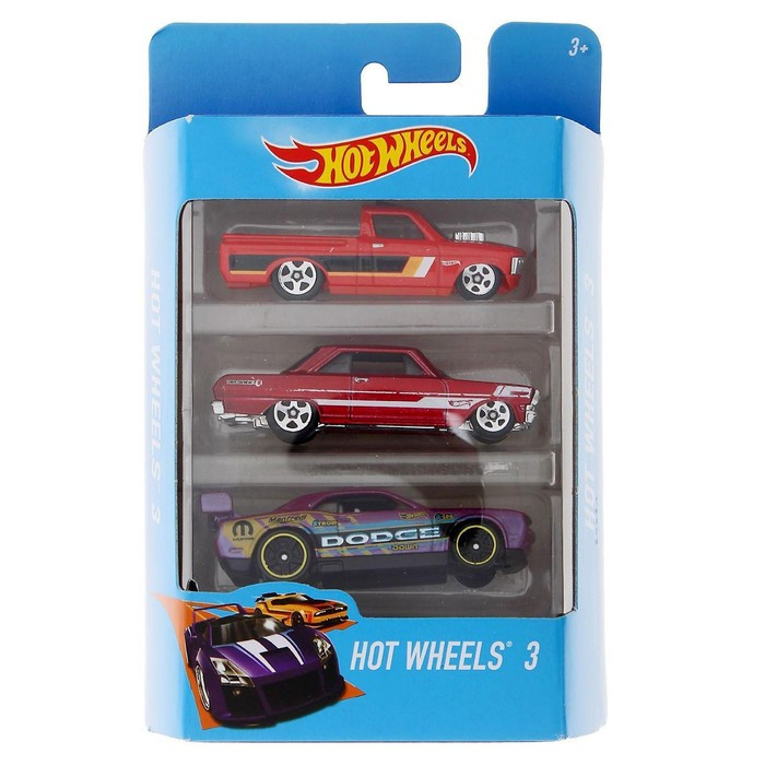 Набор машинок Hot Wheels, в наборе - 3 шт, МИКС - фото 10 - id-p219046320